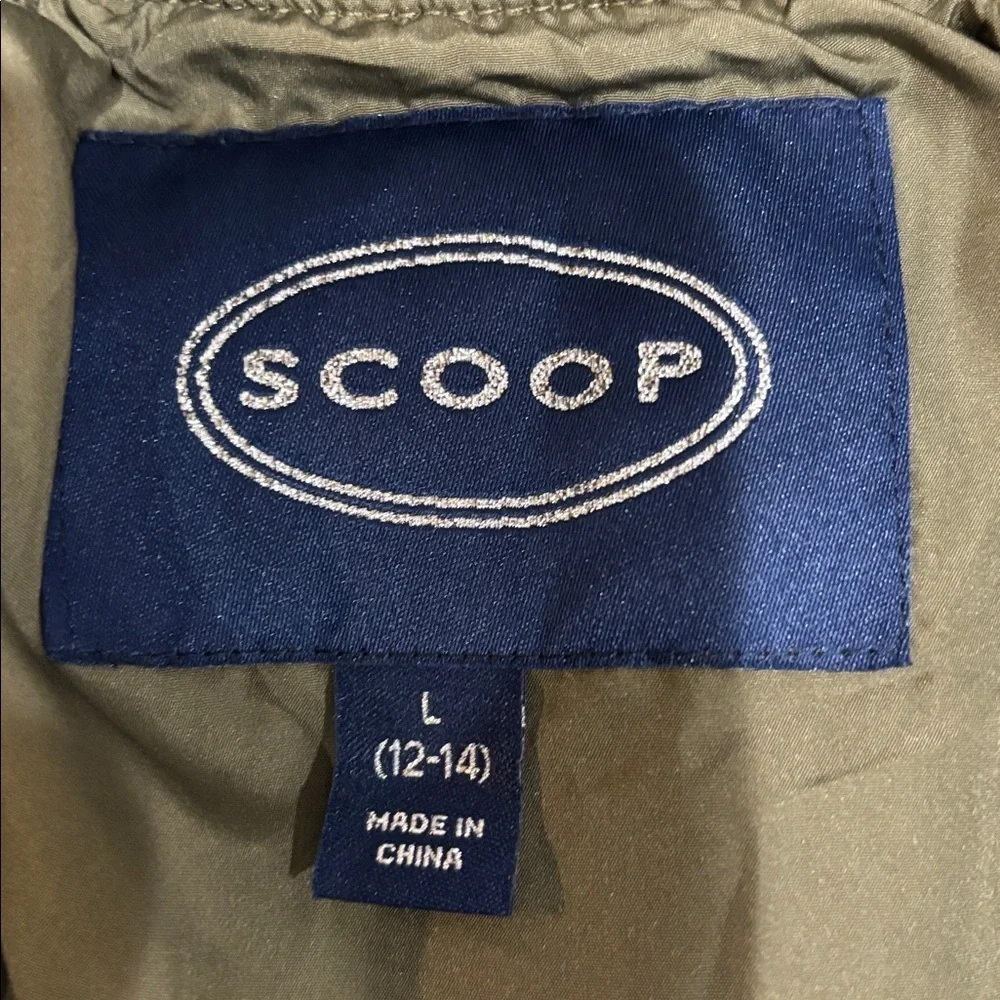 Scoop Women's Khaki Bomber Jacket